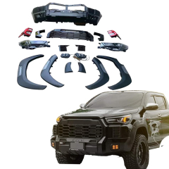 Full Sets Hilux Revo Upgrade Bodykits Conversion Front Bumper Body Kits Auto Spare Accessories with Fender Flare