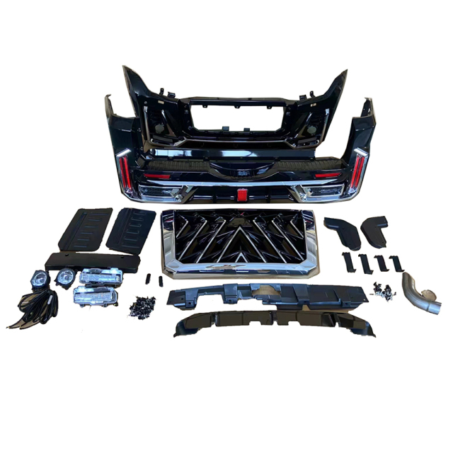 High Quality Upgrade Facelift to 2018 Prado Bodykit Set Auto Accessories for Land Cruiser Landcruiser Prado Body Kit Fj150 2010-2017