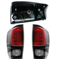 Pair of Car Rear Tail Lights Clear Lens Auto Tail Lights Brake Lamps for Tacoma 2016 2017 2018