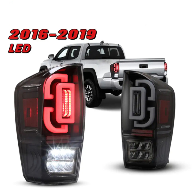 Car Spare Accessories Tail Lamp with Brake Light Offroad Pickup Truck LED Tail Light for Tacoma 2016 - 2021