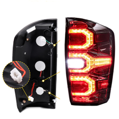Pickup Accessories LED Tail Light Rear Lamp Brake Turn Signal Rear Reverse Brake Light Replacement for Tacoma 2016+