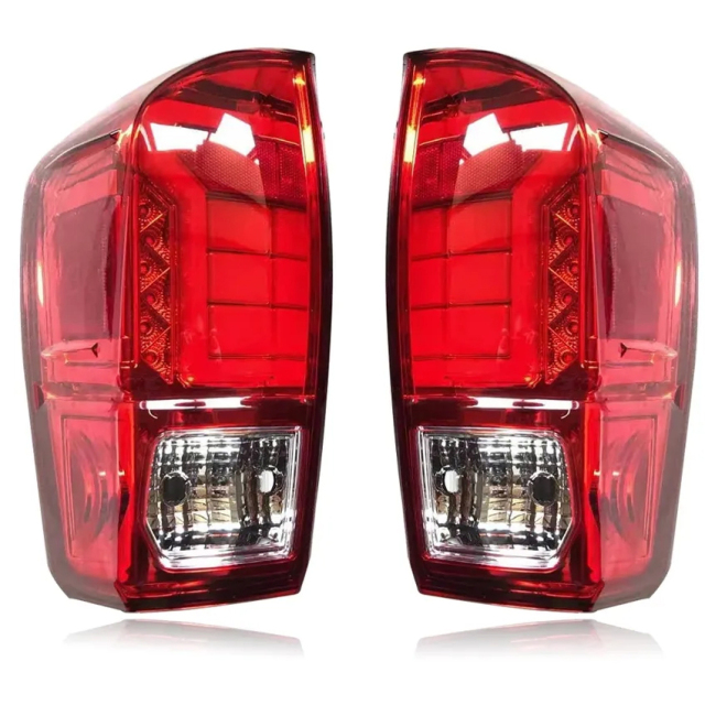Red Taillight Backlight Back Rear Lights Tail Lamp Dynamic Tail Light for Tacoma 2016-2021