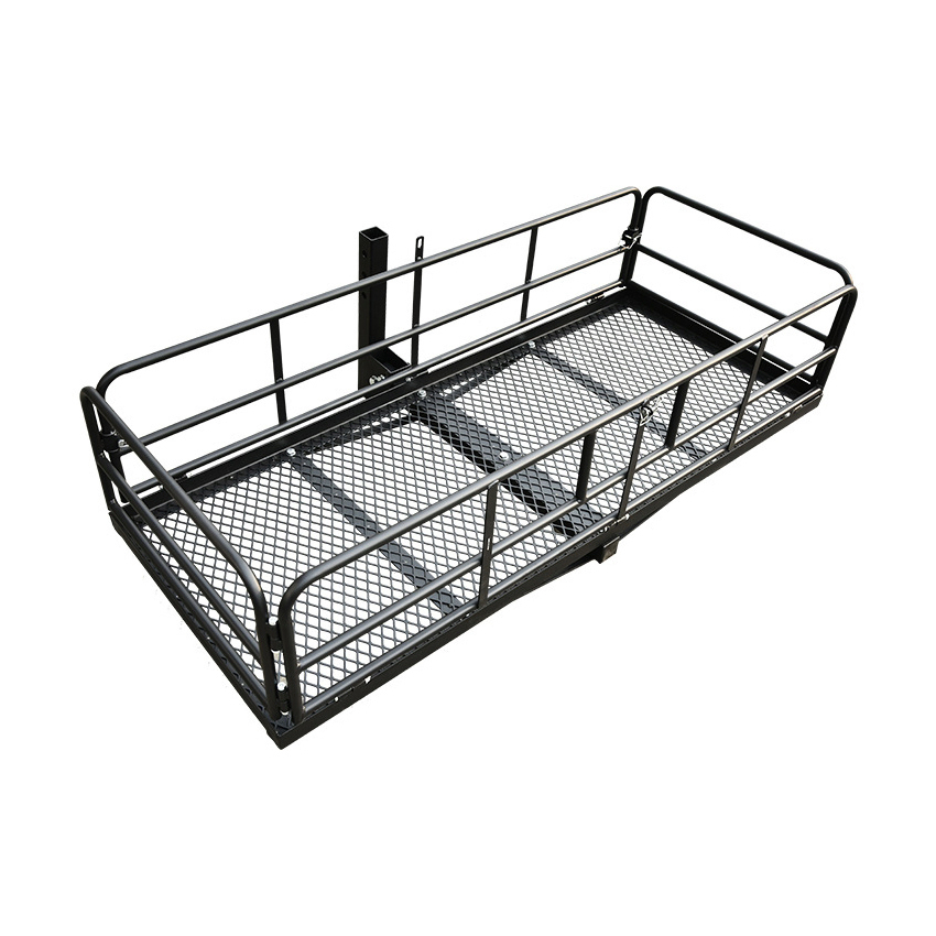 Pickup Offroad Truck Exterior Parts Cargo Trailer Car Hitch Mount Compact Cargo Carrier Rear Luggage Rack