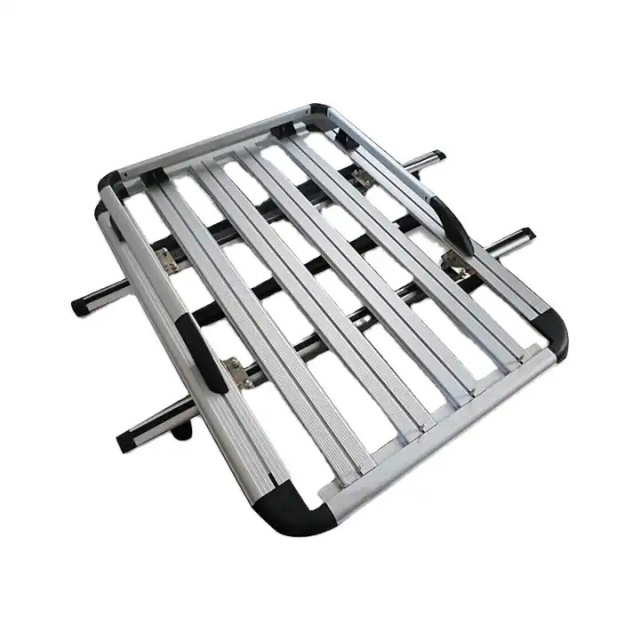 Car Roof Basket OEM Universal Steel Aluminium Roof Rack 4X4 with Cross Bar Basket Truck Roof Cargo Racks