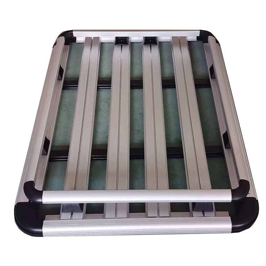 Manufacturer New 4X4 Heavy Duty Truck Steel Roof Cargo Luggage Aluminium Platform Luggage Carriers Basket Cross Roof Rack