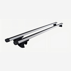 2-Piece Universal Cross Rail Roof Luggage Rack Aluminum Alloy Adjustable Roof Cross Bar with Lock Auto Accessories