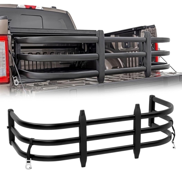 Truck Bed Extender Aluminum Retractable Tailgate Extender Universal Pickup Truck Accessories for Hilux Ranger Triton
