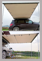 Aluminium Pop up Rooftop Tent Hard Shell Camping SUV Jeep Truck Car Waterproof Roof Side Tent with Ladder