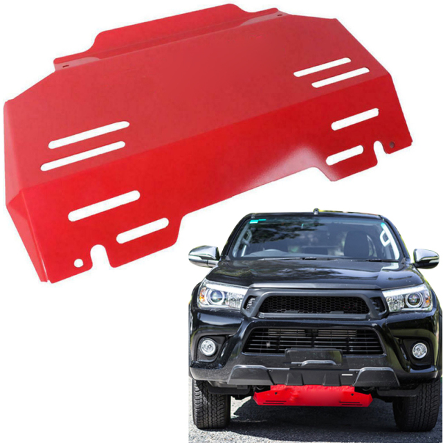 Factory Wholesale Skid Plate for Hilux Rocco 4WD Exterior Accessories Engine Protecting Steel Under Engine Guard Cover