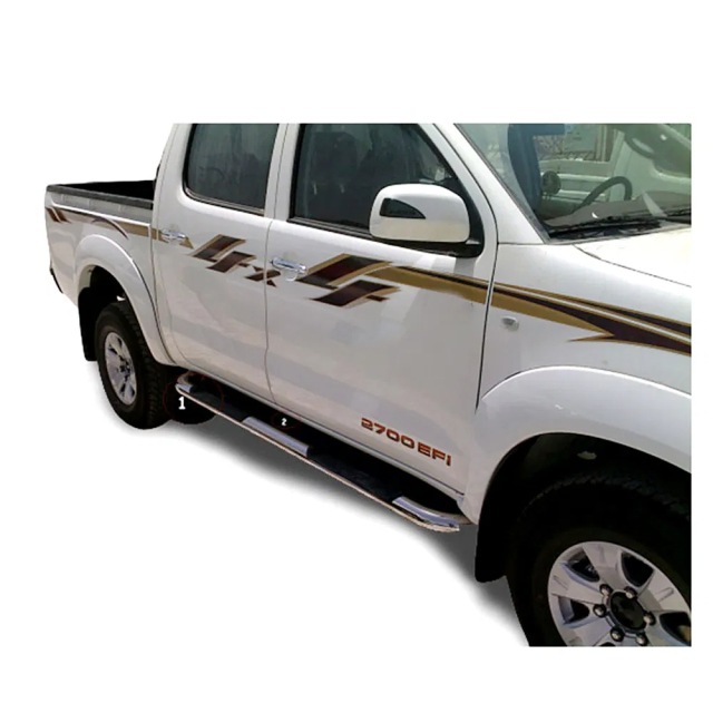 Auto Exterior Accessories Stainless Steel Running Board Side Step Board Universal for Hilux Vigo Revo Rocco Dmax
