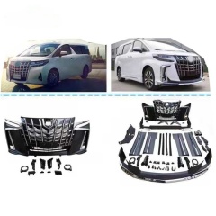 High Fitment PP Material Front Bumper Body Kits Alphard Sc Body Kit Bumper Grille for Alphard 2019+