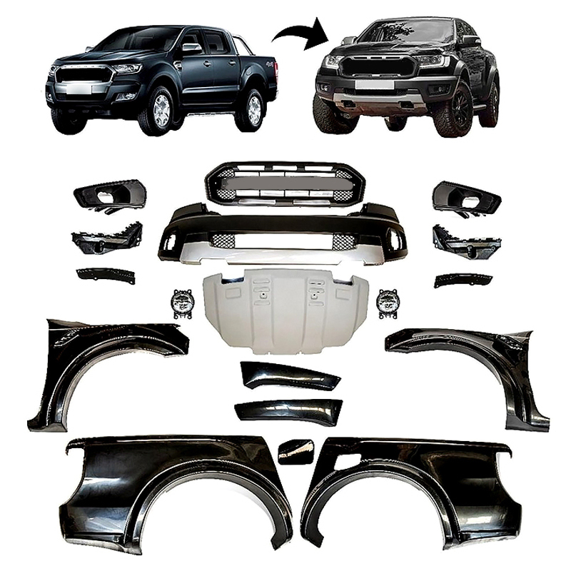 Ranger Front Facelifts Bodykits with Fender Flares Offroad Accessories Body Kit for Ranger T7