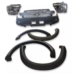 Bodykit for Ranger T6 T7 T8 Facelift Upgrade to F150 Raptor with Bonnet Fenders Grille Front Bumper Rear Bumper Lights