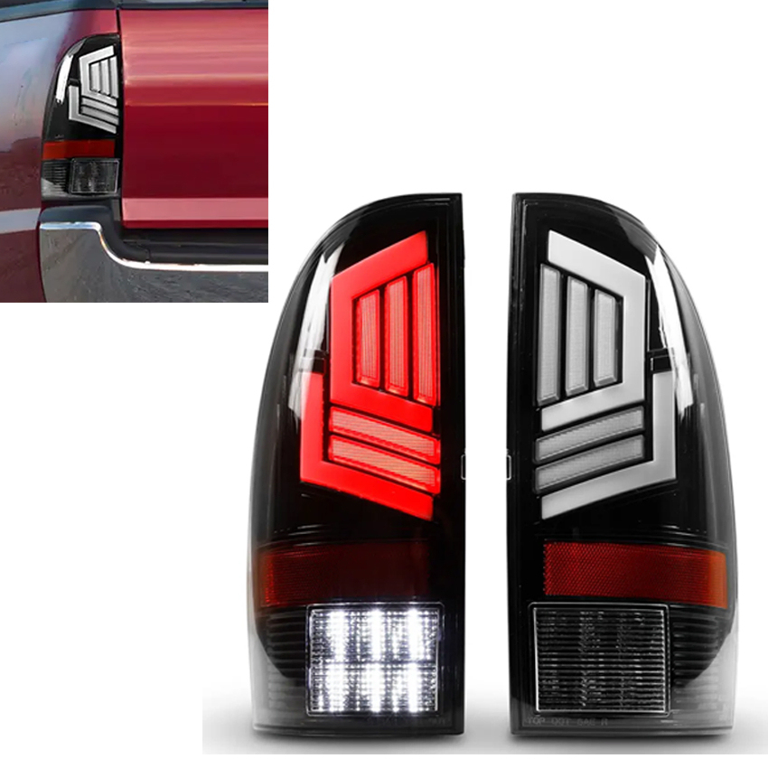 LED Taillights Rear Light Assembly Modified Tail Lights Lamp for Toyota Tacoma 2013 2014 2015