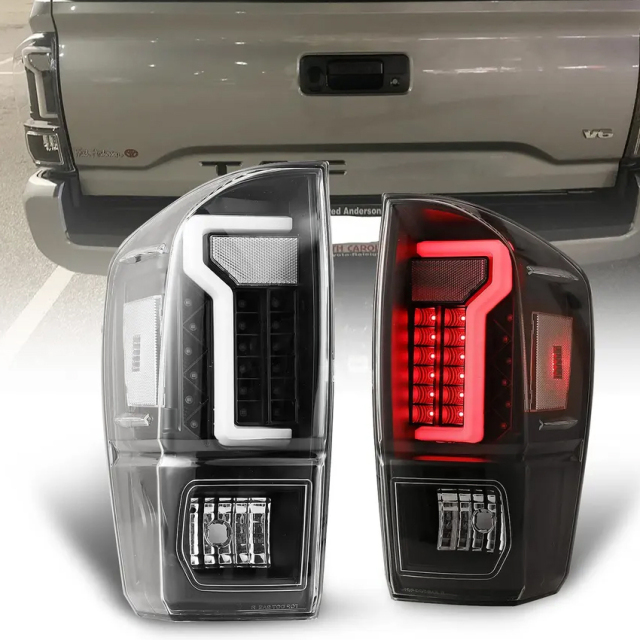 Customized Car Tail Rear Lamp with Brake Light Offroad Pickup Truck LED Tail Light for Tacoma 2016 - 2021