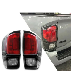 Pair of Car Rear Tail Lights Clear Lens Auto Tail Lights Brake Lamps for Tacoma 2016 2017 2018