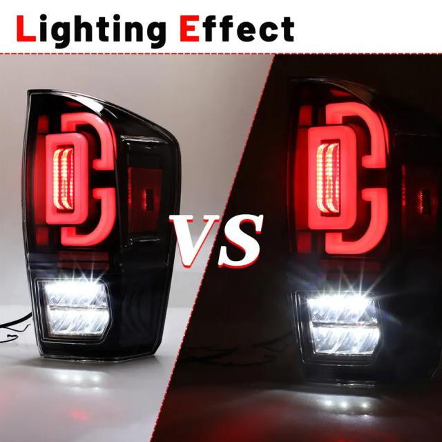 Car Spare Accessories Tail Lamp with Brake Light Offroad Pickup Truck LED Tail Light for Tacoma 2016 - 2021