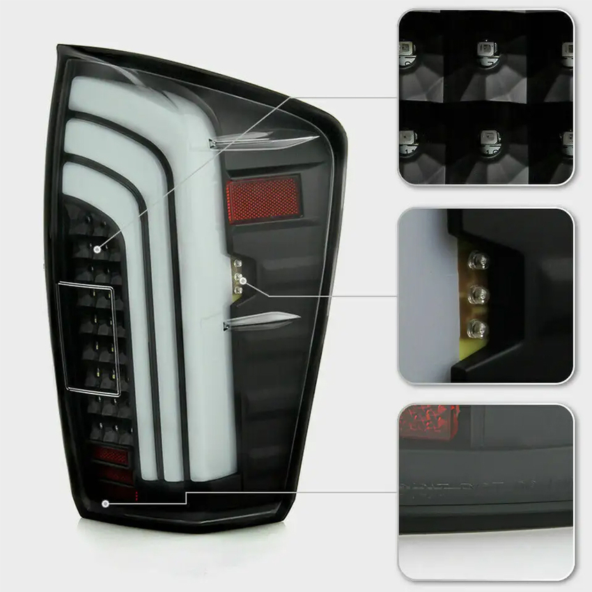 for Tacoma Pickup Truck Taillight Tail Lamp Rear Tail Light Stop Light Brake Light Turn Signal Lamp Auto Accessories