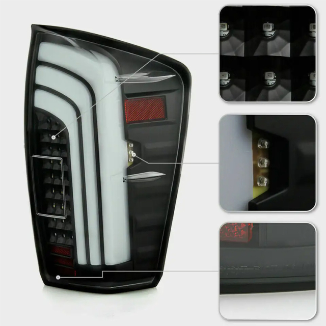 for Tacoma Pickup Truck Taillight Tail Lamp Rear Tail Light Stop Light Brake Light Turn Signal Lamp Auto Accessories