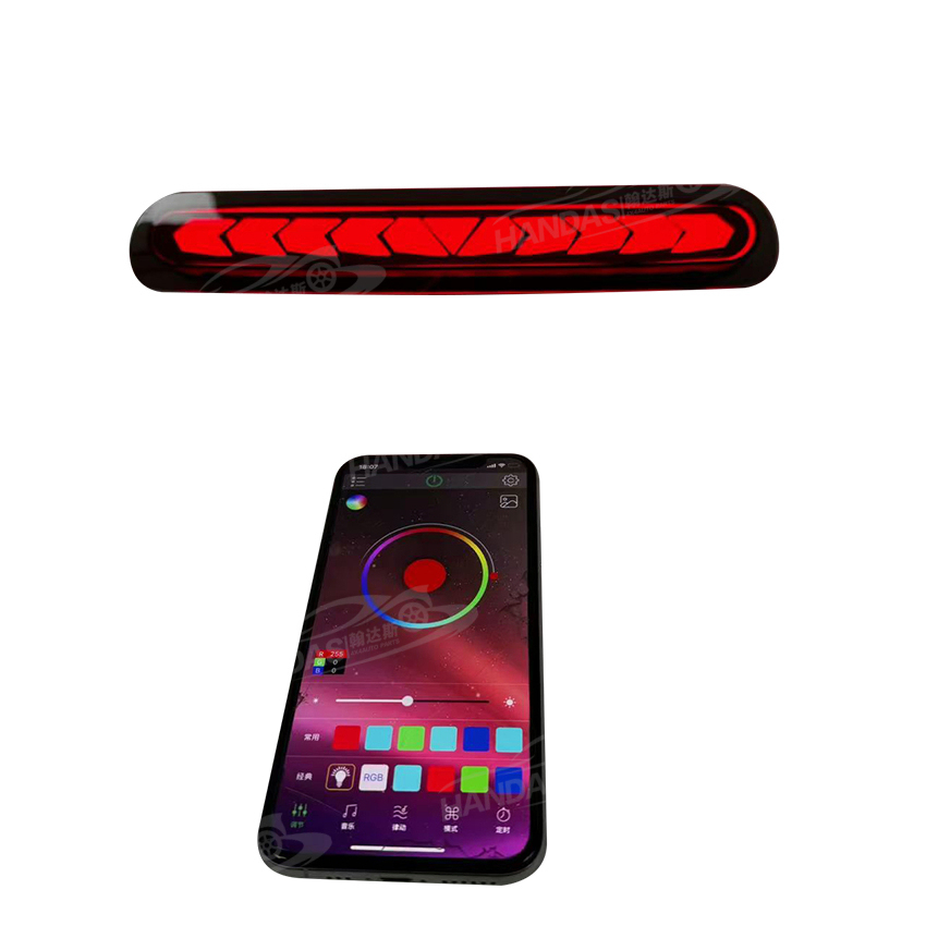 Car Brake Lights Controllable Colorful Pickup Truck Roll Bar Brake Lights Universal for Hilux Revo Ranger Dmax