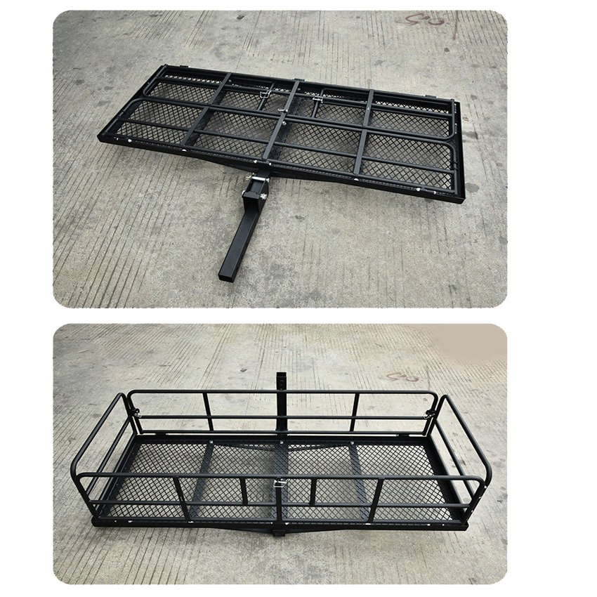 Pickup Offroad Truck Exterior Parts Cargo Trailer Car Hitch Mount Compact Cargo Carrier Rear Luggage Rack