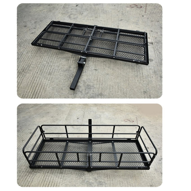 Pickup Offroad Truck Exterior Parts Cargo Trailer Car Hitch Mount Compact Cargo Carrier Rear Luggage Rack