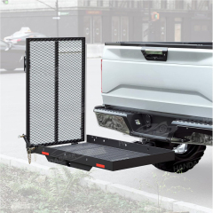 High Quality Universal Steel Travel Bag Luggage Car Rear Rack Folding Hitch Mount Cargo Carrier Basket