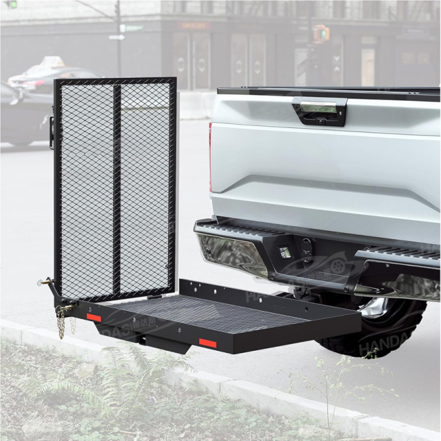 High Quality Universal Steel Travel Bag Luggage Car Rear Rack Folding Hitch Mount Cargo Carrier Basket