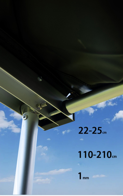 Youngsoul Portable Car Awning Side Accessories Car Roof Side Awning Tent for Cars SUV Pickup