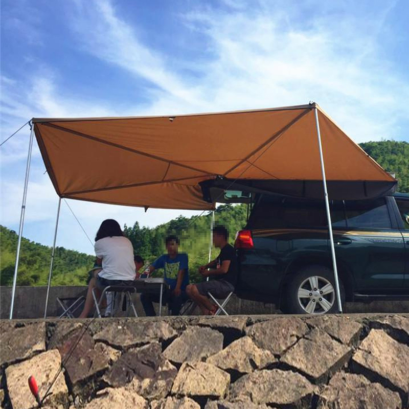 Youngsoul 4X4 Offroad Waterproof Camping 270 Degree Fan Fox Wing Side Awning Tent for SUV Camper Trail RV