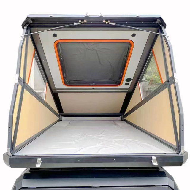 Youngsoul 2024straight Hydraulic Pressure Pop up Camping 2-3 Person Automatic SUV Truck Rooftop Tents Hard Cover Car Roof Top Tent