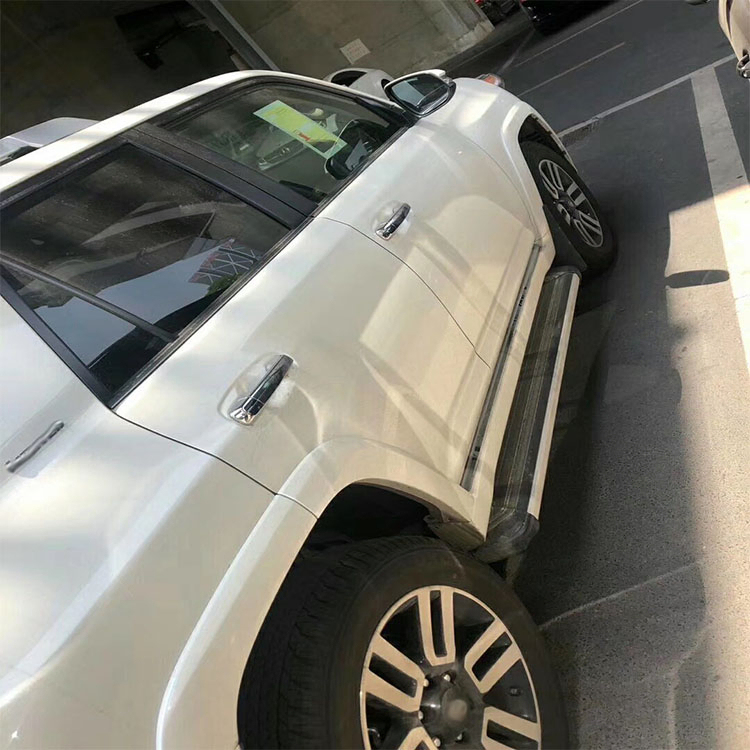 Universal Car Accessories Steel Car Side Running Boards Pedal Side Steps for Fortuner 2016-2021