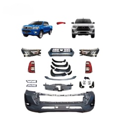 Auto Spare Parts Bodykits Revo Rocco Car Front Bumper Grille Accessories for Toyota Hilux Gr Sport Body Kit