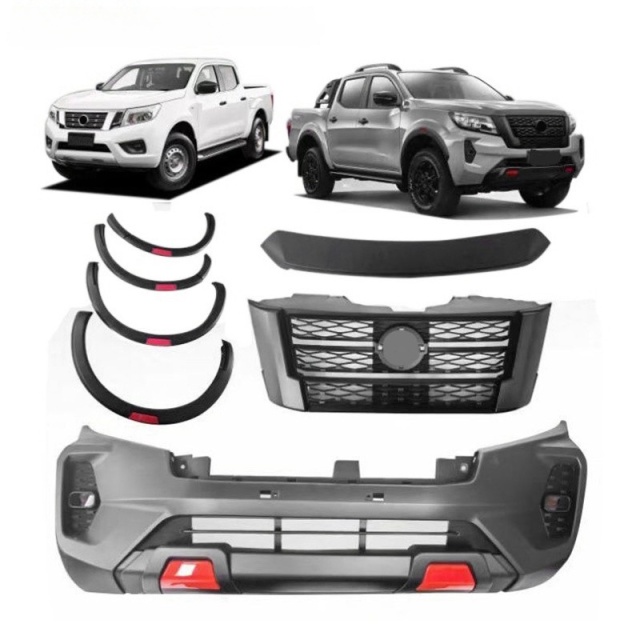 Perfect Fitment Car Accessories Front Bumpers Bodykit for Np300 Auto Spare Parts with Headlight