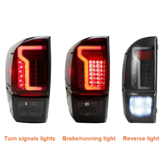Customized Car Tail Rear Lamp with Brake Light Offroad Pickup Truck LED Tail Light for Tacoma 2016 - 2021