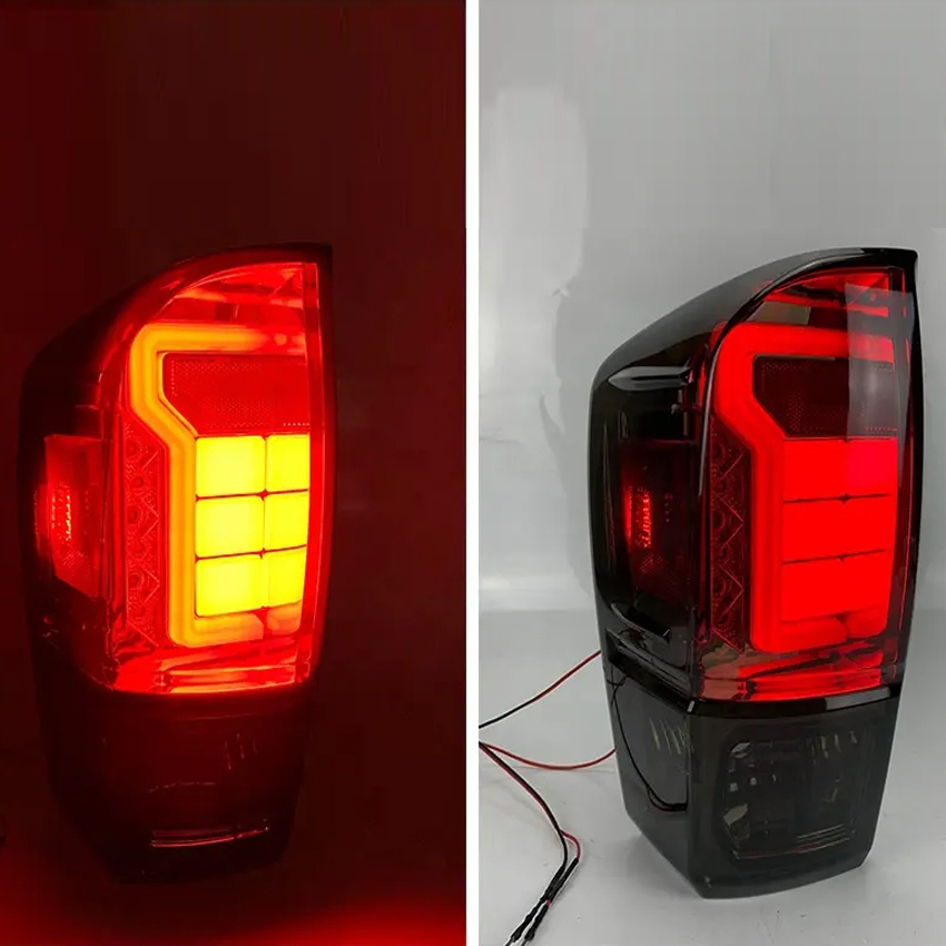 Red Taillight Backlight Back Rear Lights Tail Lamp Dynamic Tail Light for Tacoma 2016-2021