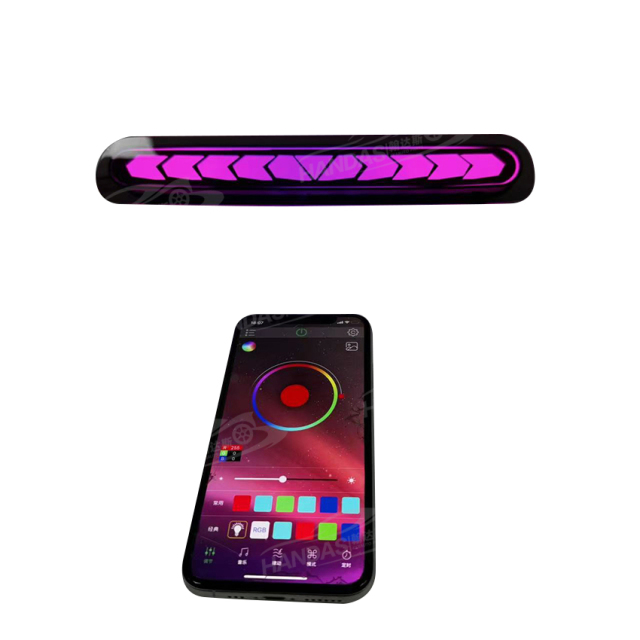 Car Brake Lights Controllable Colorful Pickup Truck Roll Bar Brake Lights Universal for Hilux Revo Ranger Dmax
