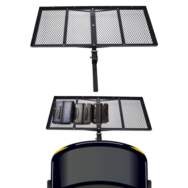 Truck Mounted Luggage Rack Storage Roof Rack 4WD Truck Rear Luggage Basket Universal for Hilux Revo Dmax Trucks