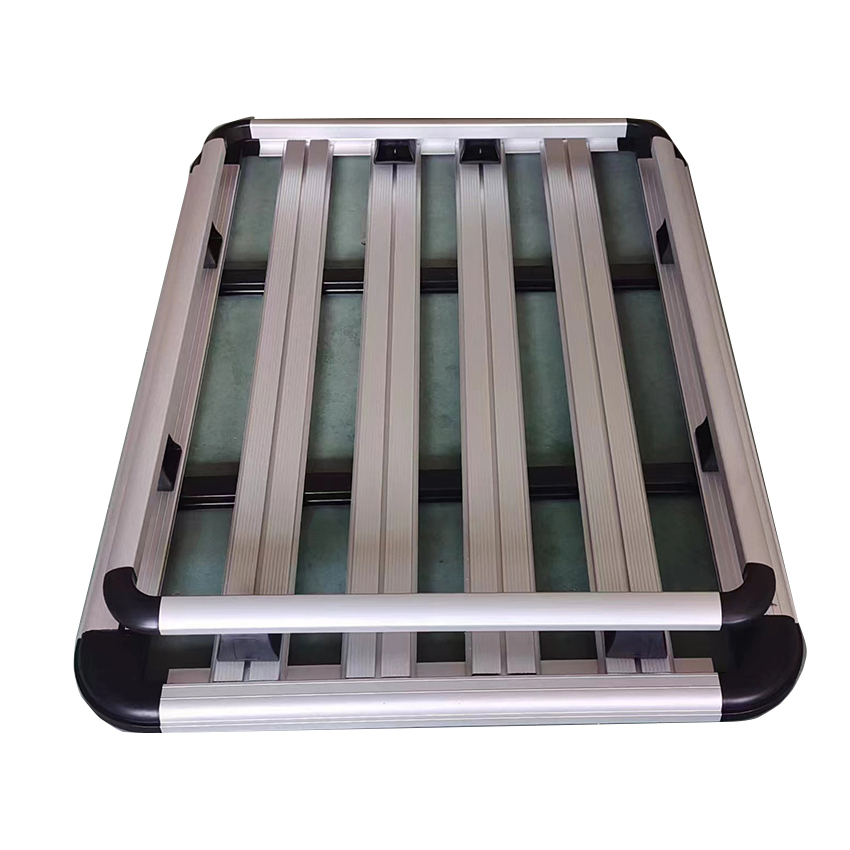 Manufacturer New 4X4 Heavy Duty Truck Steel Roof Cargo Luggage Aluminium Platform Luggage Carriers Basket Cross Roof Rack