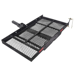 High Quality Universal Steel Travel Bag Luggage Car Rear Rack Folding Hitch Mount Cargo Carrier Basket