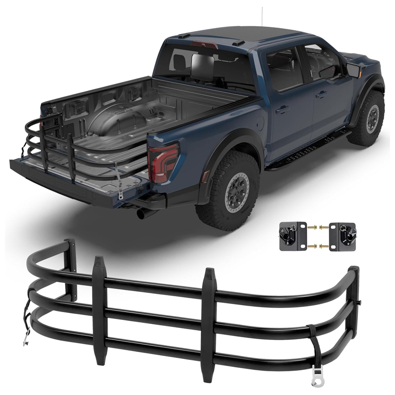 Truck Bed Extender Aluminum Retractable Tailgate Extender Universal Pickup Truck Accessories for Hilux Ranger Triton