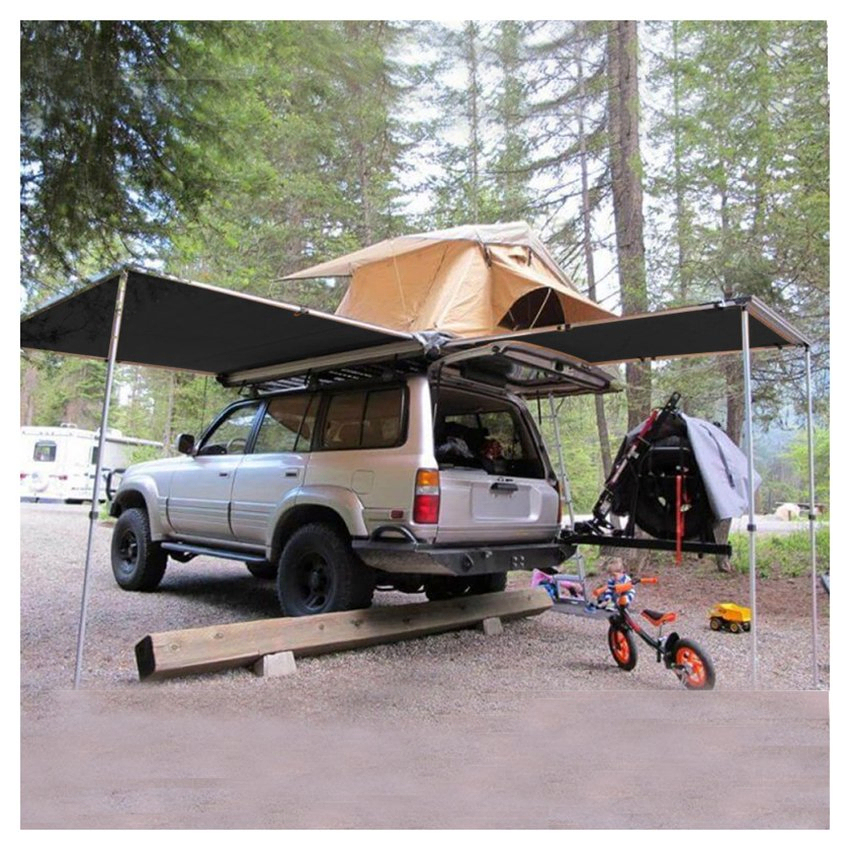 Youngsoul Camping Tent 150X200cm Fold Waterproof Car Side Awning Tent for Camping and Outdoor
