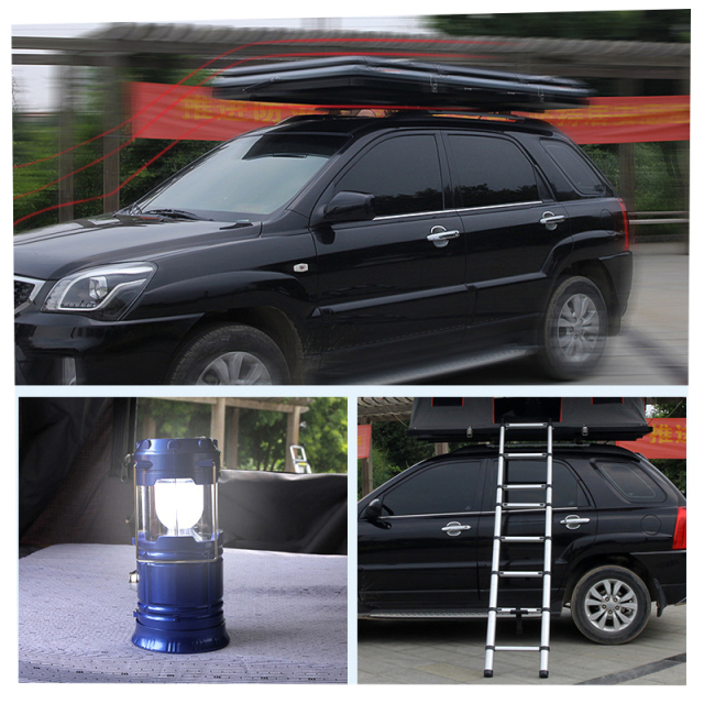 Youngsoul Two Layer Roof Top Tent Hard Shell Camper Trailer Rooftop Tent Car Truck 4X4 Camping Car Top Auto Roof Tent Waterproof