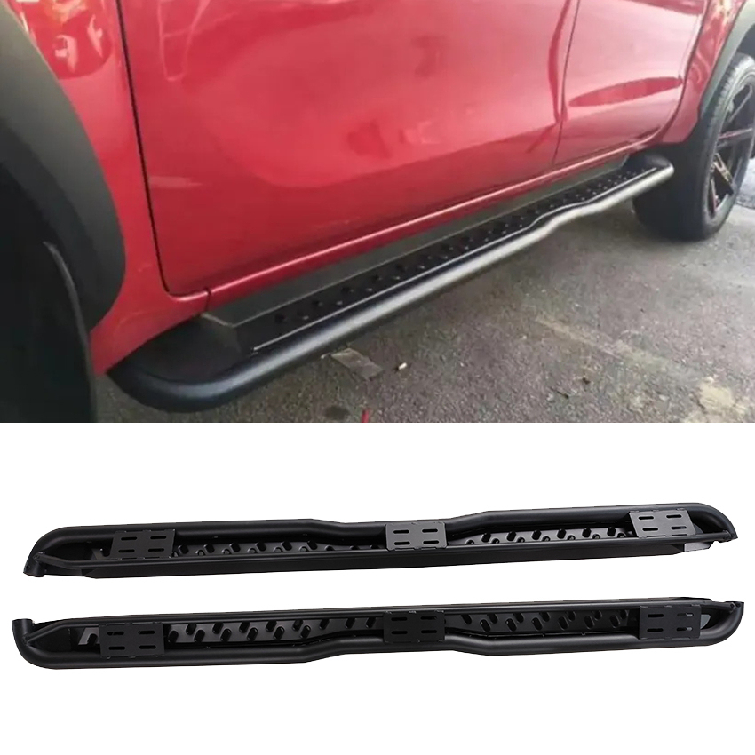 Podwer Coated Pick up Truck 4X4 Running Board Side Steps for Hilux Revo Vigo 2012-2024