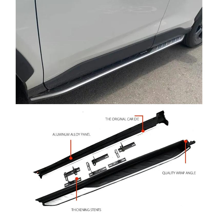 Popular Sale Auto Car Side Steps Running Boards Nerf Bar for Toyota RAV4 2019-2021