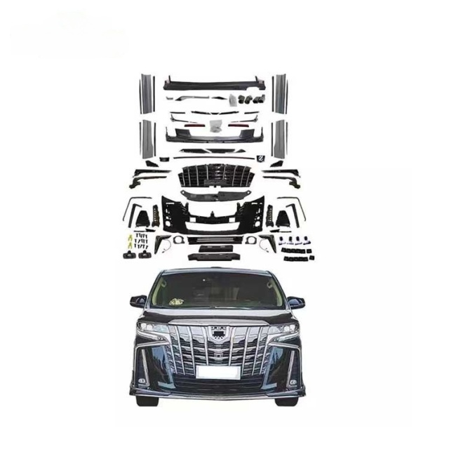 High Fitment PP Material Front Bumper Body Kits Alphard Sc Body Kit Bumper Grille for Alphard 2019+