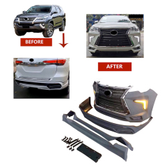 Fortuner Front Grille ABS Bumper Fender Auto Spare Parts Accessories Front Body Kits for New Design