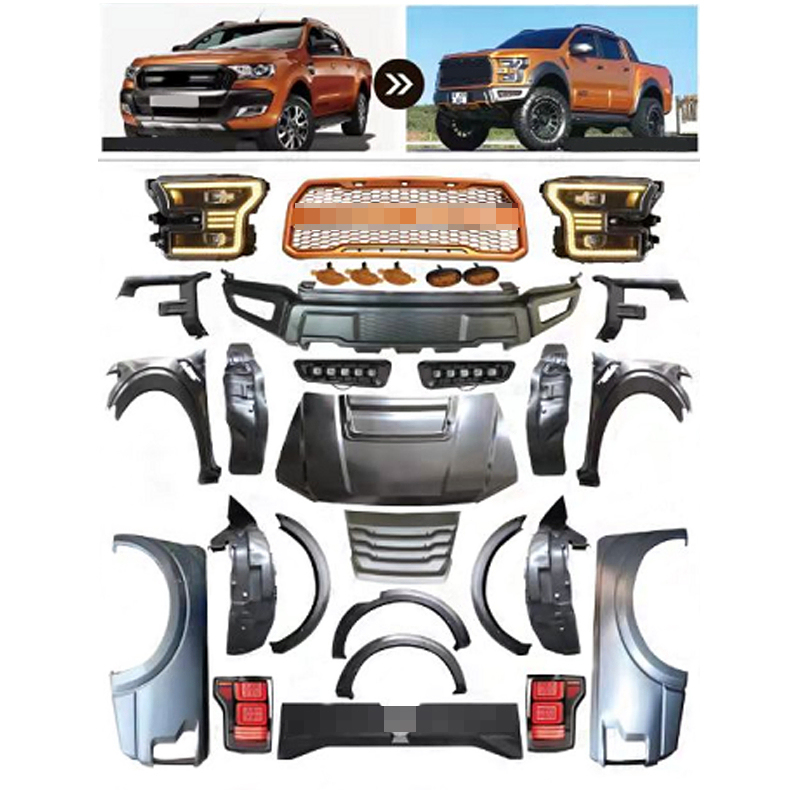 Ranger T7 T8 Car Conversion Body Kits Front Bumper Bodykits Auto Accessories Upgrade Spare Parts