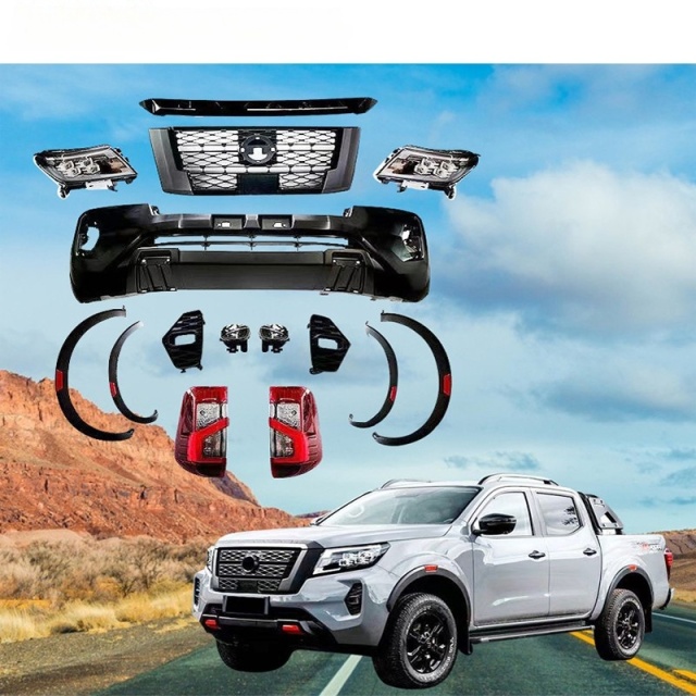 Perfect Fitment Car Accessories Front Bumpers Bodykit for Np300 Auto Spare Parts with Headlight