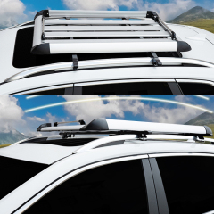 Offroad 4X4 Car Universal Aluminum Alloy Roof Rack Luggage Carrier Racks Fit for Landrover Defender 110